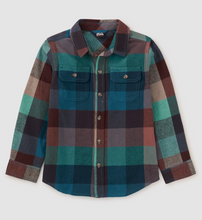 Load image into Gallery viewer, Tea Collection Flannel Button Up Shirt Anatolian Plaid
