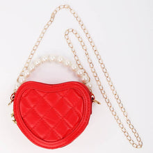 Load image into Gallery viewer, Sparkle Sisters Quilted Heart Purse
