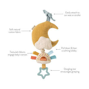 Itzy Ritzy Bitzy Notes Musical Pull-Down Toy Cloud/Sun