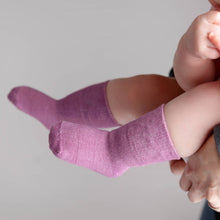 Load image into Gallery viewer, Squid Socks Orchid - Non-Slip Baby Socks in Lilac, Lavender, Plum Colors
