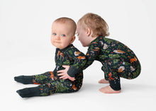 Load image into Gallery viewer, Jammie Session Wood You Be My Friend Bamboo Baby Romper

