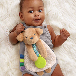 Itzy Ritzy Lovey Golden Puppy Plush