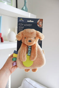 Itzy Ritzy Lovey Golden Puppy Plush