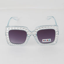 Load image into Gallery viewer, Kids Blinged-Out Square Sunglasses
