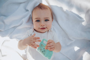 Itzy Ritzy Sweetie Shake Plus - Teething + Rattle Toy: Tumbler