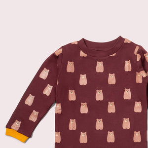 Little Green Radicals Brown Bears Long Sleeve T-Shirt