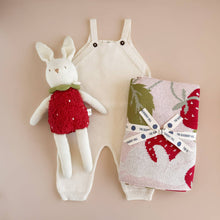 Load image into Gallery viewer, The Blueberry Hill Blanket Strawberry Bunny Organic Baby
