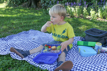 Load image into Gallery viewer, Yumbox Leakproof Bento Box for Kids Yumbox Original Surf Blue (Rocket)
