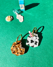 Load image into Gallery viewer, Not Picasso Milk and Cookies Earrings
