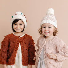 Load image into Gallery viewer, The Blueberry Hill Popcorn Cardigan in Blush
