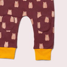 Load image into Gallery viewer, Little Green Radicals Brown Bears Comfy Joggers
