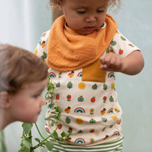 Load image into Gallery viewer, Little Green Radicals Vintage Rainbows Organic T Shirt &amp; Jogger Playset
