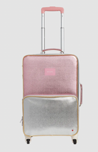Load image into Gallery viewer, State Bags Logan Suitcase Pink/Silver
