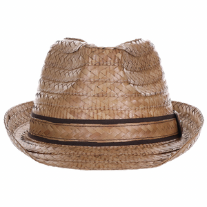 Dorfman Straw Fedora Natural