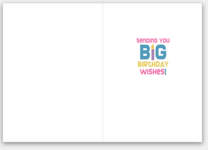 Greeting Card Big Layer Cake