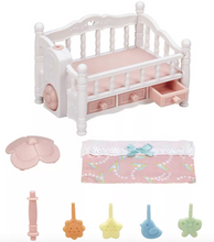 Load image into Gallery viewer, Calico Critters Crib With Mobile
