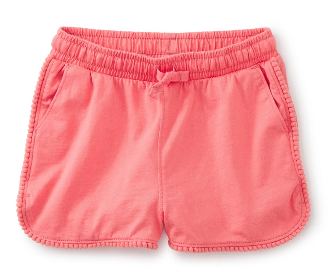 Tea Collection Pom Pom Gym Shorts Flat Neon Rosa