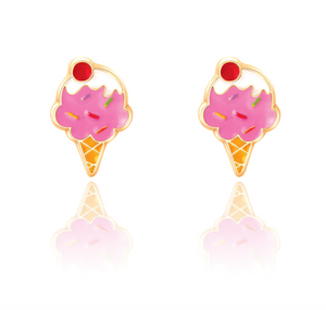Girl Nation Ice Cream Dream Cutie Stud Earrings