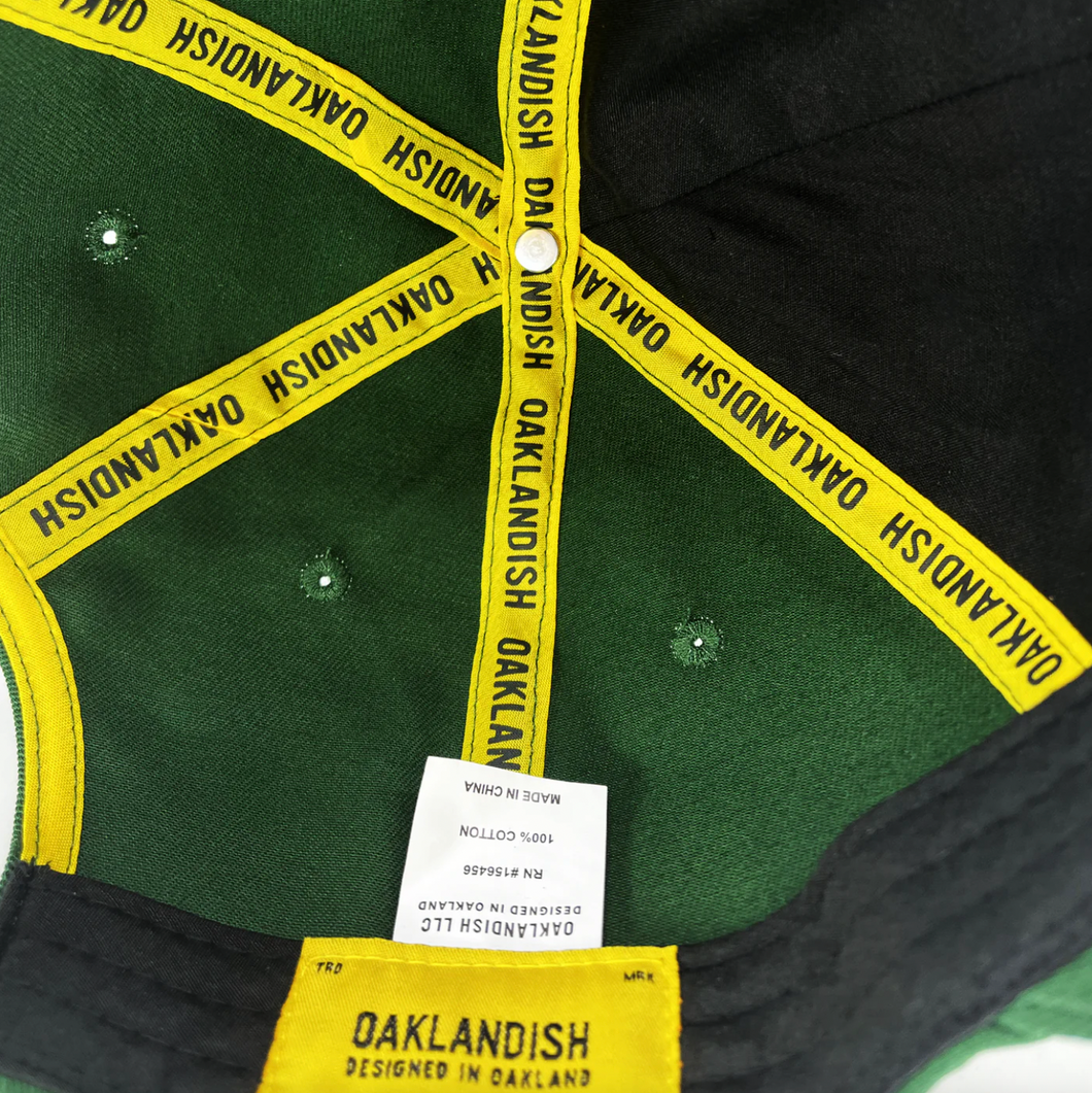 Oaklandish Oakland Flag Dad Hat Forest OS Adult