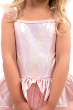 Load image into Gallery viewer, Little Adventures Rose Gold Tutu Dress Size 5-7y

