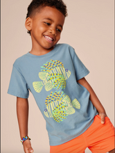 Load image into Gallery viewer, Tea Collection Lionfish Graphic Tee Coronet Blue
