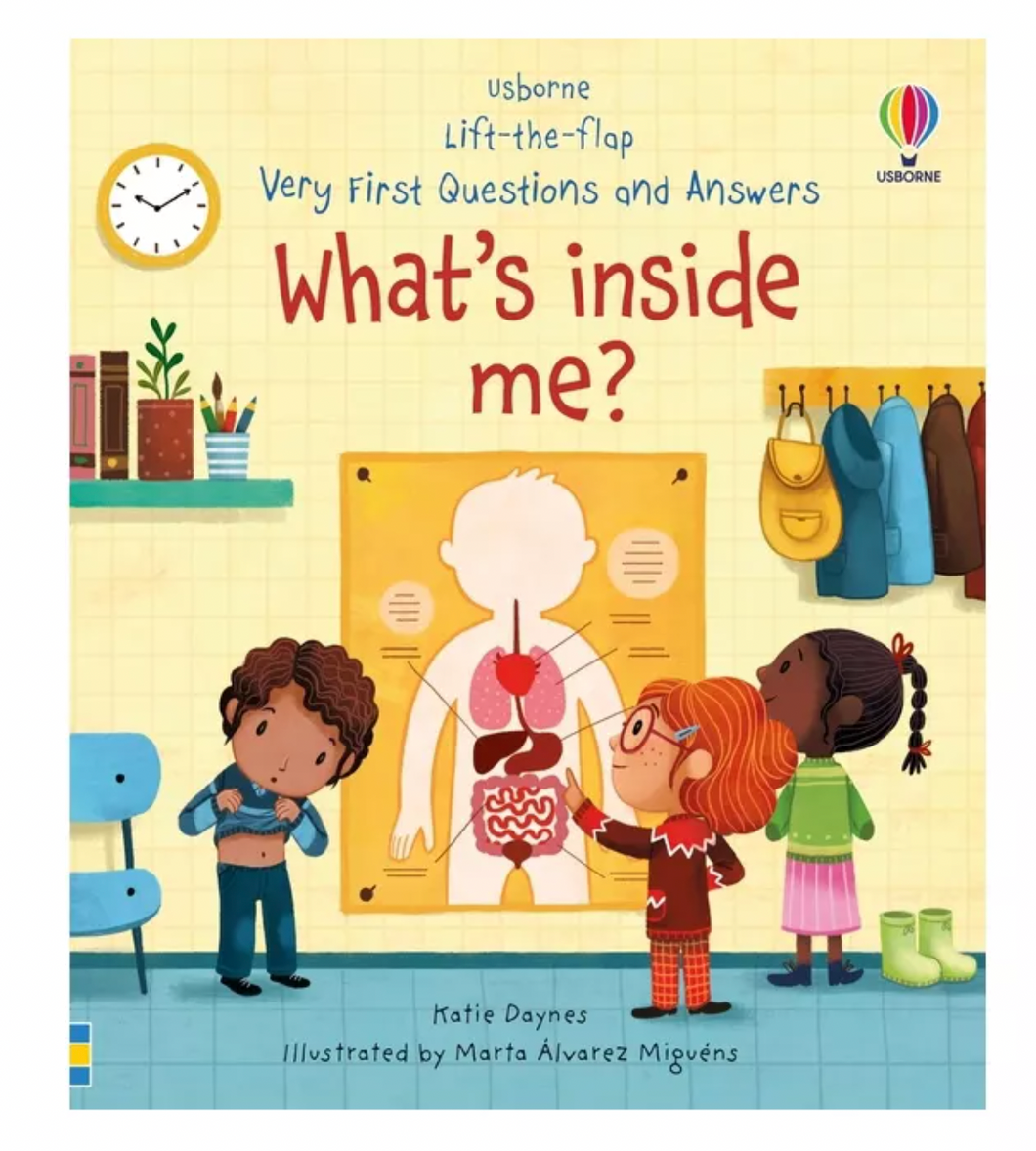 Usborne Lift-the-flap Very First Questions and Answers What's Inside Me? Hardcover Book