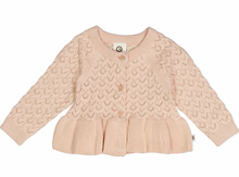 Load image into Gallery viewer, Müsli Knit Needle Out Frill Cardigan Balsam Rose
