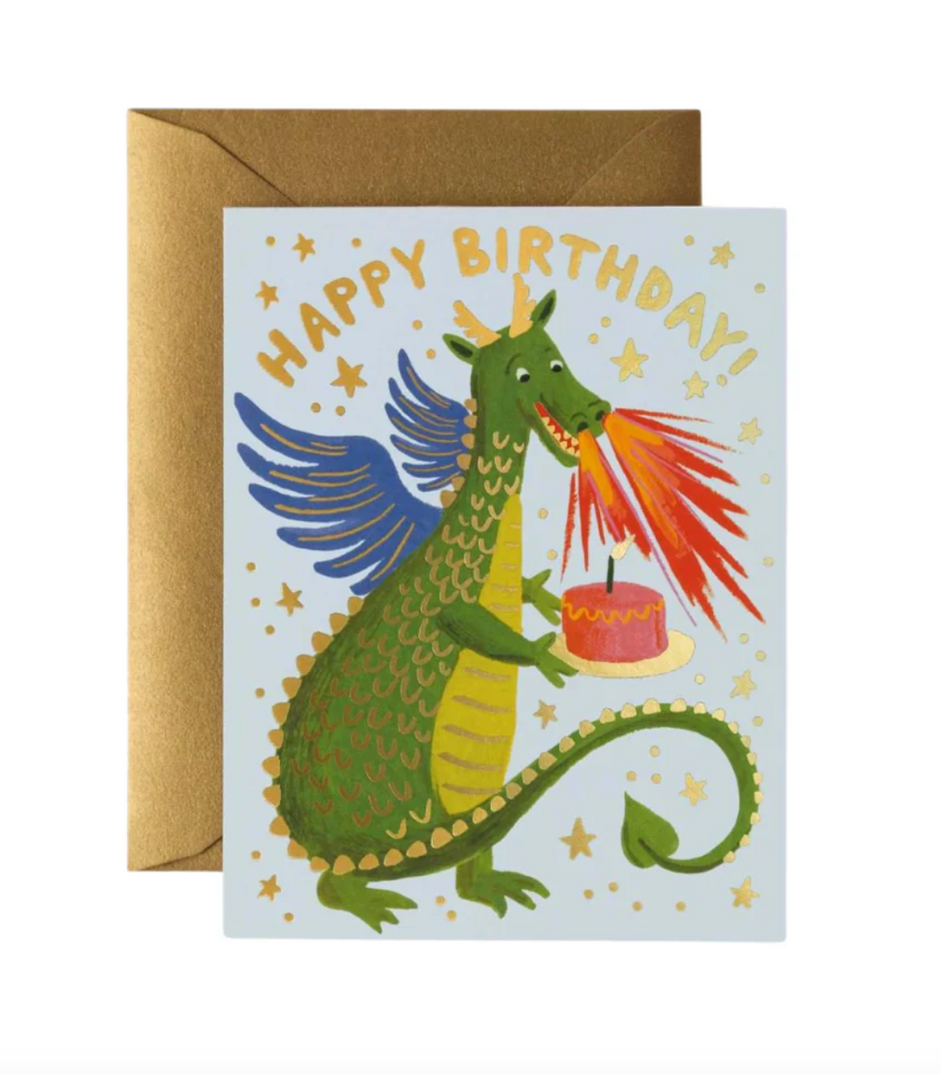 Rifle Paper Co. Dragon Birthday Card