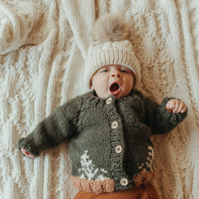 Load image into Gallery viewer, Huggalugs Forest Loden Cardigan Sweater Baby &amp; Toddler
