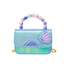 Load image into Gallery viewer, Zomi Gems Mermaid Pearl Handle Seashell Bag Purple
