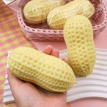 Laden Sie das Bild in den Galerie-Viewer, Jumbo Peanut Squishy Toy – Slow Rising Sensory Stress Relief Fidget
