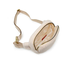 Load image into Gallery viewer, Zomi Gems Fuzzy Crossbody Sling Bag w/ Heart for Kids Black
