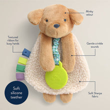 Load image into Gallery viewer, Itzy Ritzy Lovey Golden Puppy Plush
