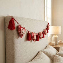 Load image into Gallery viewer, Melange Collection Heart Garland - Red
