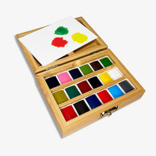 Load image into Gallery viewer, Elseware Uplug Watercolor Essentials Bundle | Bamboo Case, Metallics, &amp; Paper Pad 👉 ONLINE ONLY
