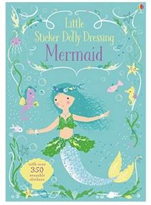 Usborne Little Sticker Dolly Dressing Mermaids Book