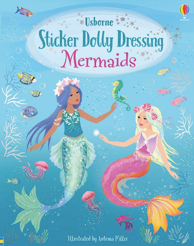 Usborne Sticker Dolly Dressing Mermaids Book
