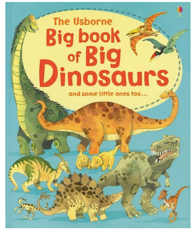 Usborne Big Book Of Dinosaurs Hardcover Book
