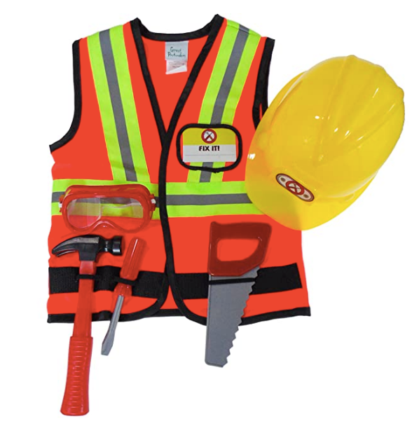 Great Pretenders Construction Worker Costume 5-6
