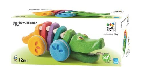 Plan Toys Rainbow Alligator