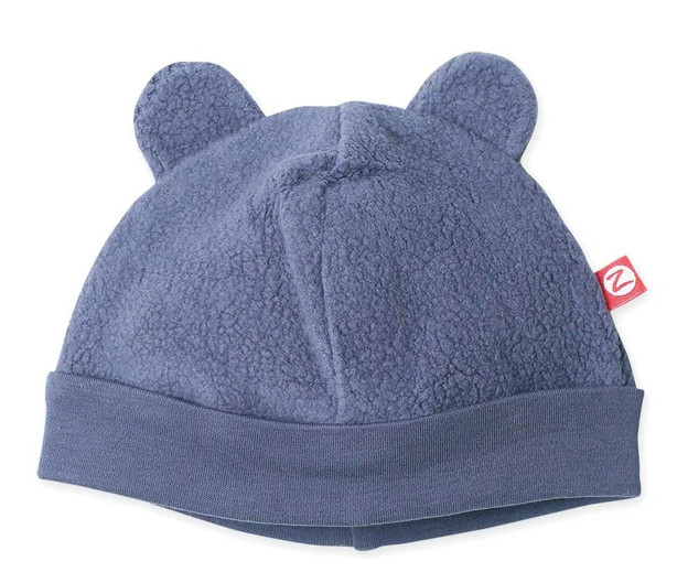 Zutano Cozie Fleece Hat Denim Navy Size 24M