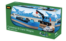 Load image into Gallery viewer, Brio Freight Ship And Crane
