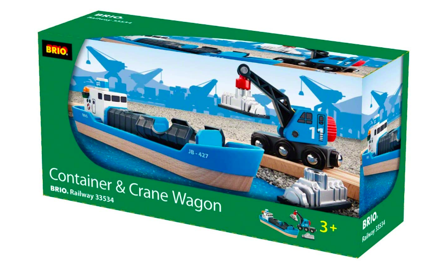 Brio Freight Ship And Crane
