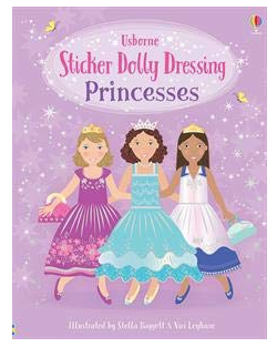 Sticker Dolly Dressing Princesses Book