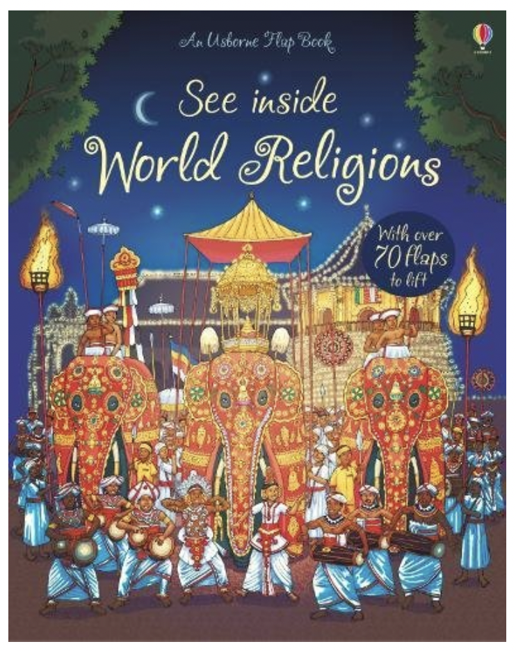Usborne See Inside World Religions Hardcover Book