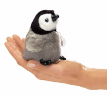 Load image into Gallery viewer, Folkmanis Mini Baby Penguin Puppet
