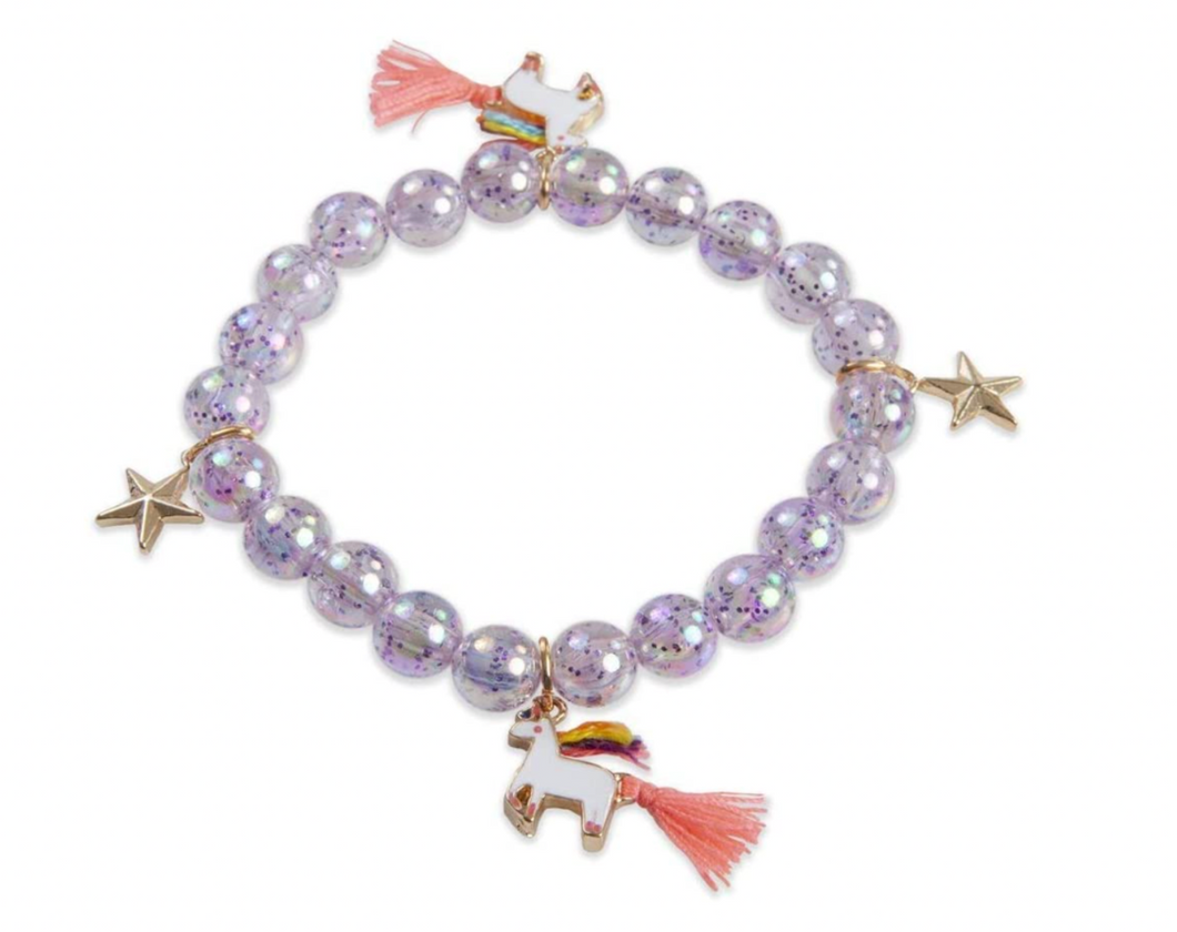 Great Pretenders Unicorn Star Bracelet Purple