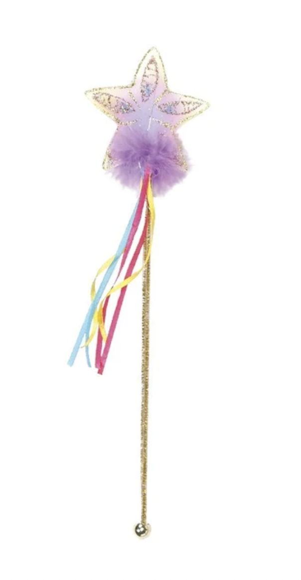 Great Pretenders Glitter Rainbow Wand Gold