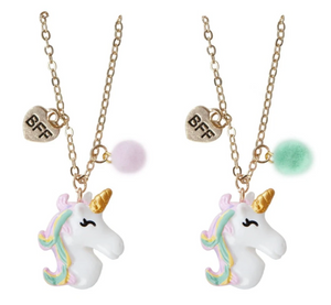 Great Pretenders Unicorn Best Friends Forever Necklace 2 piece set