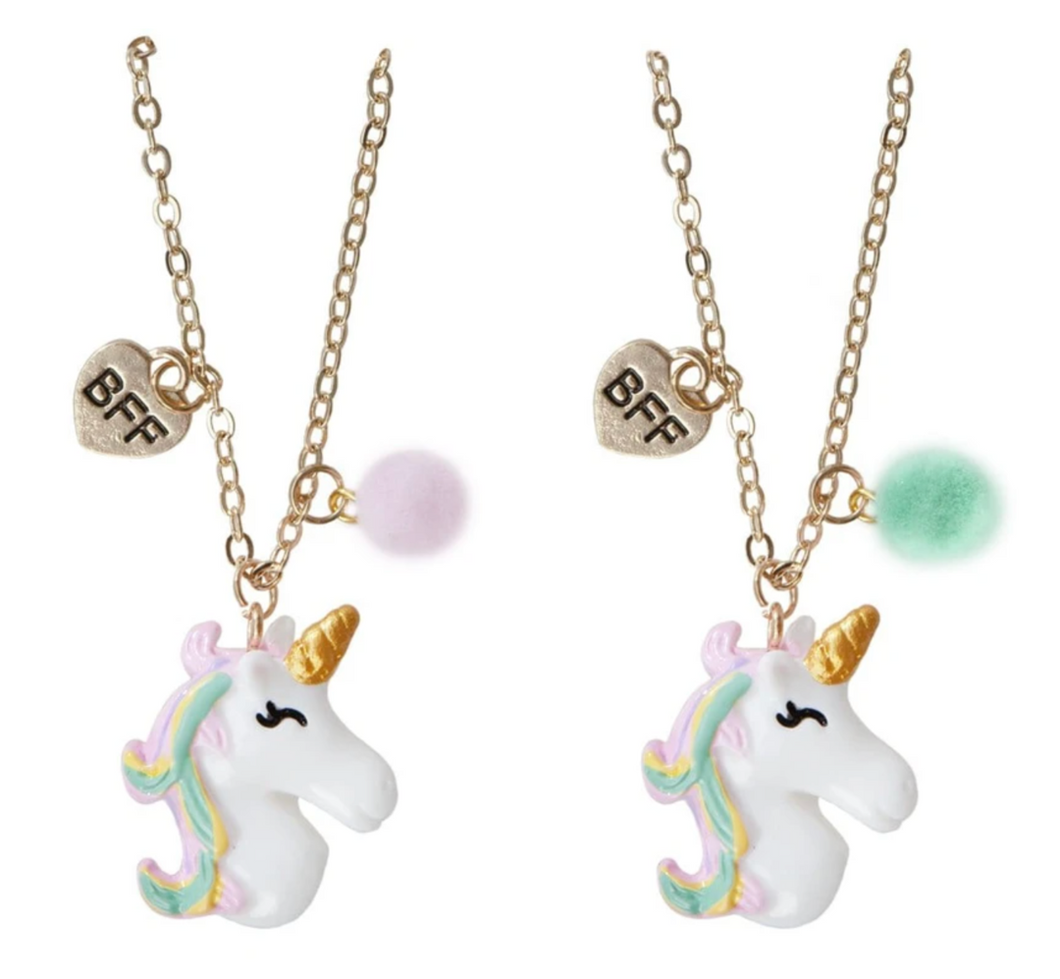 Great Pretenders Unicorn Best Friends Forever Necklace 2 piece set